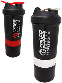 True Indian special combo pack of Sport Shaker and sipper Bottle/Protein Shaker/Gym and Water Bottle (Pack of 2)