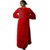 Chitra fashion studio Women one piece Dress pure Red