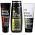 Ustraa Face Wash Neem and Charcoal 200g, Body Wash - Activated Charcoal 200ml and Anti Hair Fall Shampoo 250g