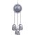 Ibbie Oxidised Silver Plated Handmade Jhumka Earrings Brass Jhumki Earring Alloy Jhumki Earring