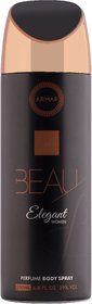 Armaf Beau Elegant Perfume Body Spray For Women 200ML