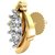 Avsar Real Gold and Diamond manalee Earrings  AVE012