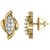 Avsar Real Gold and Diamond manalee Earrings  AVE012