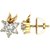 Avsar Real Gold and Diamond Chitra Earrings  AVE032