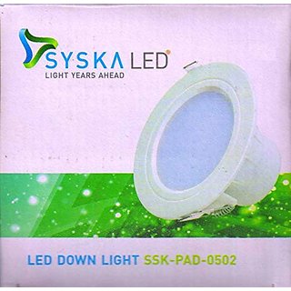 Syska 5 watt ceiling light outlet