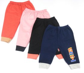 Cotton Multicolor Infant Unisex Track Pants