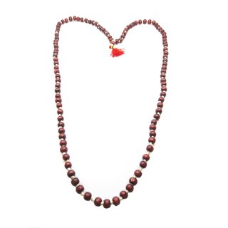 Raviour Lifestyle Original Rosary Lal Chandan Mala Red Sandalwood Mala 108+1 Beads for Pooja and Japa