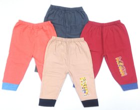 CHIC DESIGNS Kids wear Track pants (pack of 4)