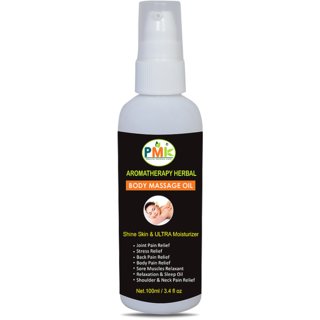                       PMK Herbal Body Massage Oil for Skin Smoothening and Body Relaxation                                              