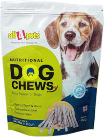 All4pets Munchy Chew Sticks Natural Flavour For Dogs-450gm