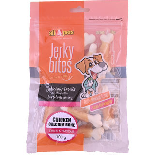 All4pets Chicken Calcium Bone Chicken Flavour-100g(For Dogs)