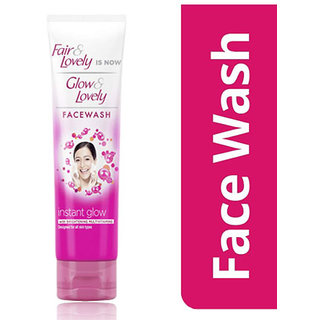                       Fair And Lovely Instant Glow Face Wash 100gm                                              