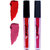 bq BLAQUE Matte Liquid Lip Gloss Combo of 2 Lipstick 4ml each, Long Lasting  Waterproof - Red  Fuschia Pink