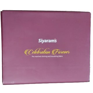 Siyaram's Celebration Forever Premium Shirt and Trouser Fabric (Unstitched Combo Pack)