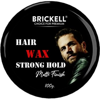 Brickell Hair Wax Strong Hold with Matte Finish