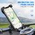 Anti-Shake Bike Phone Mount, 360 Rotation Bicycle Motorcycle Phone Mount Holder Stand