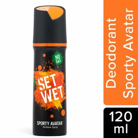 SET WET Sporty Deo Perfume Body Spray - For Men  (120 ml)