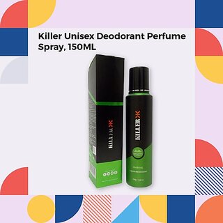 Killer Unisex Deodorant Perfume Spray, 150ML