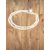 Raviour Lifestyle White Safed chandan (sandalwood) mala 108+1 beads for Japa Pooja and Wearing for Men and Women