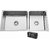 SILVERLINE Stainless Steel Grade 304 Double Bowl Kitchen Sink (37x18x9 Low Radius)