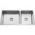 SILVERLINE Stainless Steel Grade 304 Double Bowl Kitchen Sink (37x18x9 Low Radius)