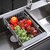 SILVERLINE Stainless Steel Grade 304 Double Bowl Kitchen Sink (45x20x10 Low Radius)
