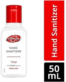 Lifebuoy Alcohol Based Germ Protection Hand Sanitizer, 50 ml Bottle