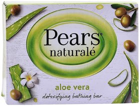 Pears Naturale Aloe Vera Detoxifying Soap Bar, 100g (Pack Of 1)