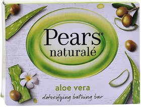 Pears Naturale Aloe Vera Detoxifying Soap Bar, 100g (Pack Of 3)