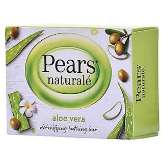 Pears Naturale Aloe Vera Bathing Bar 100g Pack of 4 (4 x 100 g) Pears Naturale Aloe Vera Bathing Bar 100g Pack of 4 (4 x 100 g)