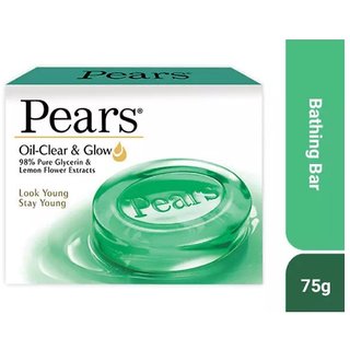 Pears Oil Clear Glow Bathing Bar 75g Pears Oil Clear Glow Bathing Bar 75g