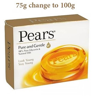 Pears Pure Gentle Soap - 75g (Pack of 3) Pears Pure Gentle Soap - 75g (Pack of 3)