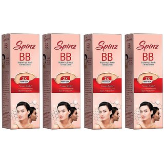                       Spinz BB Fairness Cream - 29gm (Pack Of 4)                                              