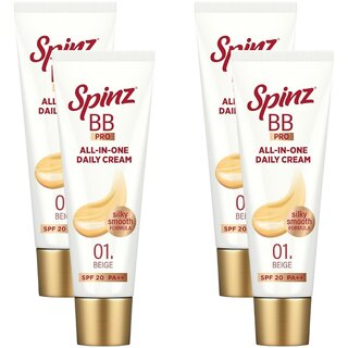 Spinz BB Fairness Cream - 29gm (Pack Of 4)