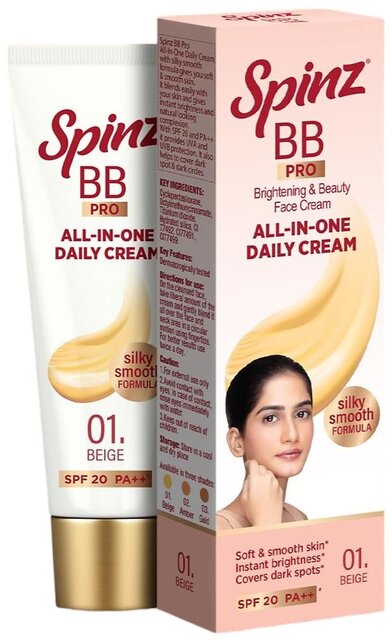Spinz BB Fairness Cream - 29gm (Pack Of 2)
