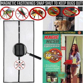 Right traders Mosquito Screen Door Mesh Curtain with Magnets