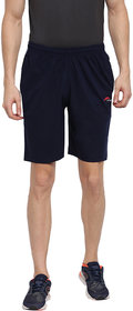 Muffy Men's Navy-Blue Cotton Solid Shorts