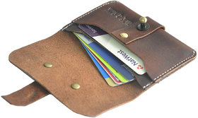 Hide & Sleek Slim Genuine Leather Credit Card Holder