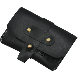                       Hide & Sleek Slim Genuine Leather Credit Card Holder                                              