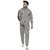 Muffy Men's Grey Hosiery Solid High-Neck Tracksuit
