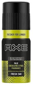 Axe Pulse Long Lasting Deodorant Body Spray For Men, 150 ml