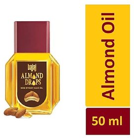 Bajaj Almond Drops Non-Sticky Hair Oil - 50ML