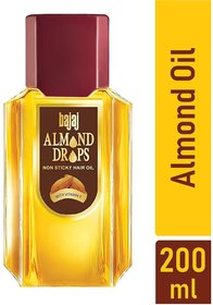 Bajaj Almond Drops Non Sticky Hair Oil 200 ml
