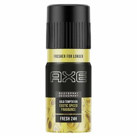 AXE Gold Temptation Deodorant Body Spray For Men 150 ml (Pack Of 2)