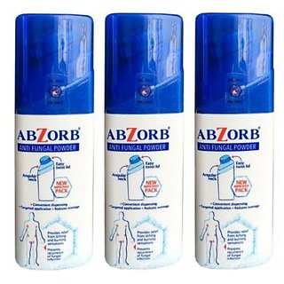 Abzorb Anti Fungal Powder (Set of 3)  (3 x 100 g)