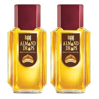 Bajaj Almond Drops Hair Oil - 500ml Pack of 2 Bajaj Almond Drops Hair Oil - 500ml Pack of 2