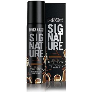 Axe Signature Dark Temptation Body Perfume For Men - 122 ml (Pack Of 4) Axe Signature Dark Temptation Body Perfume For Men - 122 ml (Pack Of 4)