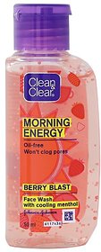 Clean  Clear Morning Energy Face wash - Berry Blast 50 ml