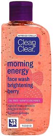 Clean  Clear Morning Energy Berry Face Wash, 50ml - Pack Of 1