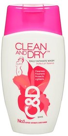 Clean  Dry Daily Intimate Wash 90ml